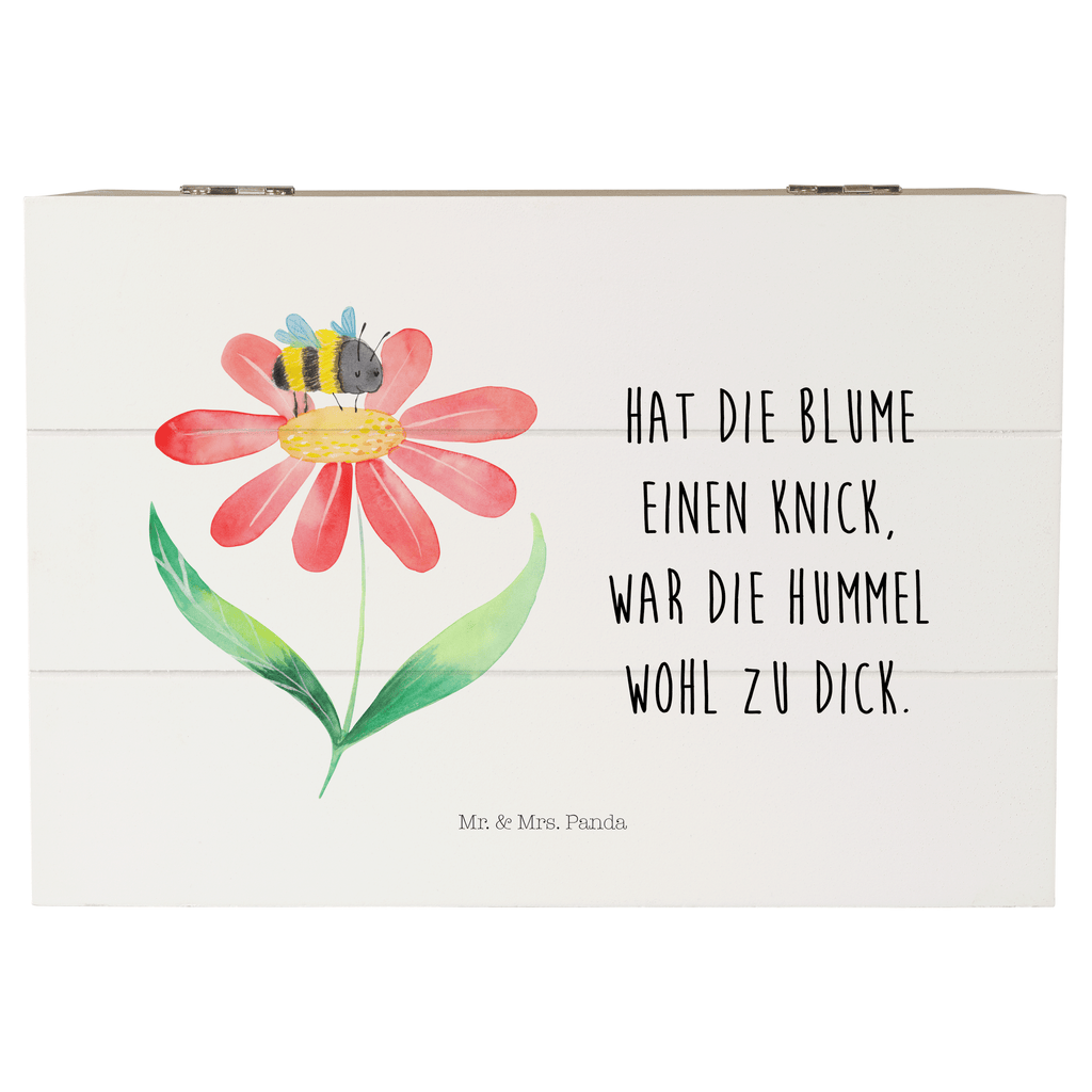 Holzkiste Hummel Blume Holzkiste, Kiste, Schatzkiste, Truhe, Schatulle, XXL, Erinnerungsbox, Erinnerungskiste, Dekokiste, Aufbewahrungsbox, Tiermotive, Gute Laune, lustige Sprüche, Tiere, Hummel, Blume, Wespe, Flauschig, Natur, Feld, Hummeln, Biene