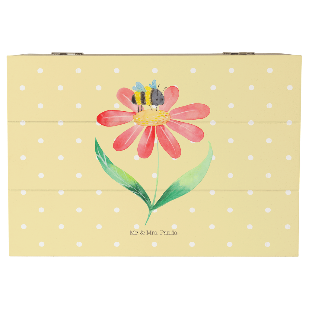 Holzkiste Hummel Blume Holzkiste, Kiste, Schatzkiste, Truhe, Schatulle, XXL, Erinnerungsbox, Erinnerungskiste, Dekokiste, Aufbewahrungsbox, Tiermotive, Gute Laune, lustige Sprüche, Tiere, Hummel, Blume, Wespe, Flauschig, Natur, Feld, Hummeln, Biene