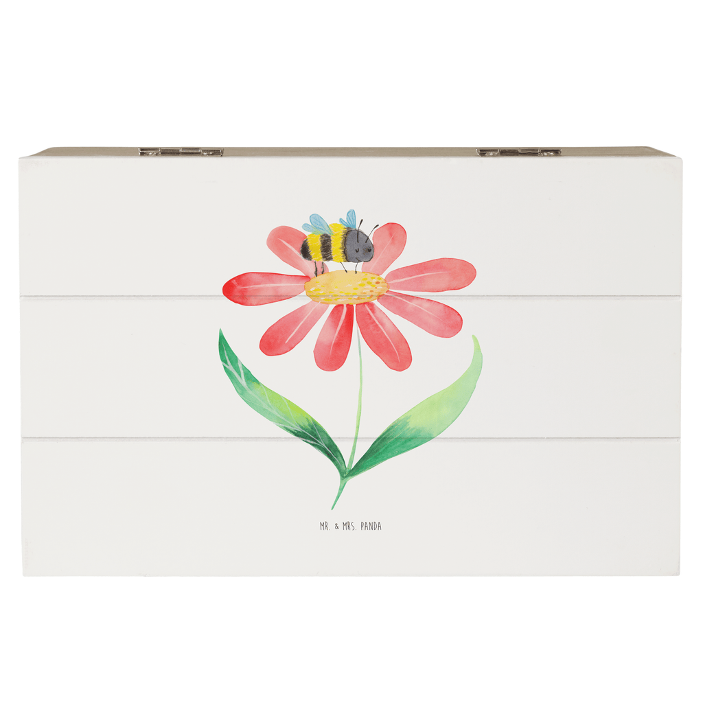 Holzkiste Hummel Blume Holzkiste, Kiste, Schatzkiste, Truhe, Schatulle, XXL, Erinnerungsbox, Erinnerungskiste, Dekokiste, Aufbewahrungsbox, Tiermotive, Gute Laune, lustige Sprüche, Tiere, Hummel, Blume, Wespe, Flauschig, Natur, Feld, Hummeln, Biene