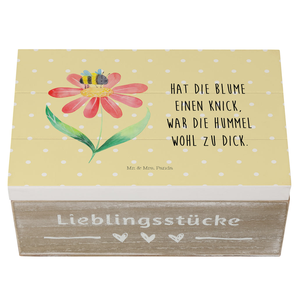 Holzkiste Hummel Blume Holzkiste, Kiste, Schatzkiste, Truhe, Schatulle, XXL, Erinnerungsbox, Erinnerungskiste, Dekokiste, Aufbewahrungsbox, Tiermotive, Gute Laune, lustige Sprüche, Tiere, Hummel, Blume, Wespe, Flauschig, Natur, Feld, Hummeln, Biene
