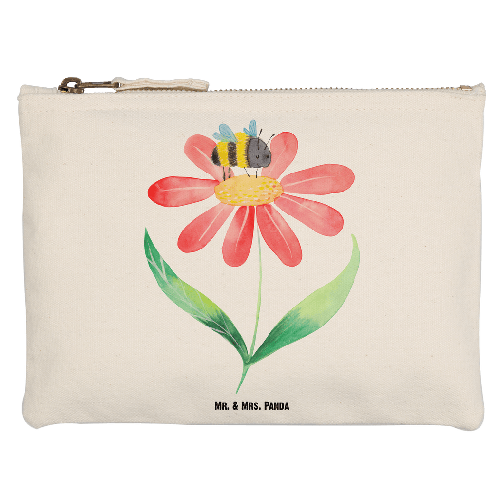 Schminktasche Hummel Blume Schminktasche, Kosmetiktasche, Kosmetikbeutel, Stiftemäppchen, Etui, Federmappe, Makeup, XXL, Schminketui, Kosmetiketui, Schlamperetui, Tiermotive, Gute Laune, lustige Sprüche, Tiere, Hummel, Blume, Wespe, Flauschig, Natur, Feld, Hummeln, Biene