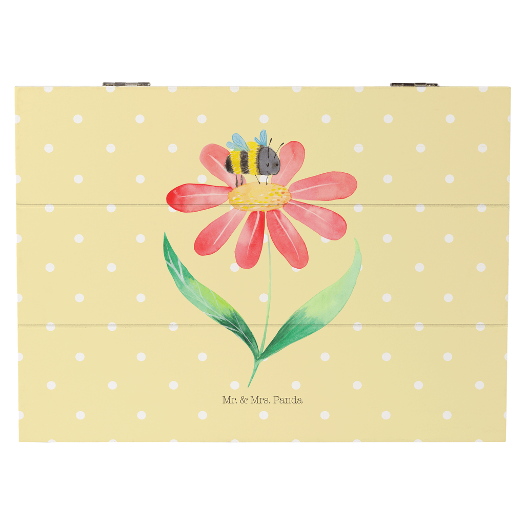 Holzkiste Hummel Blume Holzkiste, Kiste, Schatzkiste, Truhe, Schatulle, XXL, Erinnerungsbox, Erinnerungskiste, Dekokiste, Aufbewahrungsbox, Tiermotive, Gute Laune, lustige Sprüche, Tiere, Hummel, Blume, Wespe, Flauschig, Natur, Feld, Hummeln, Biene