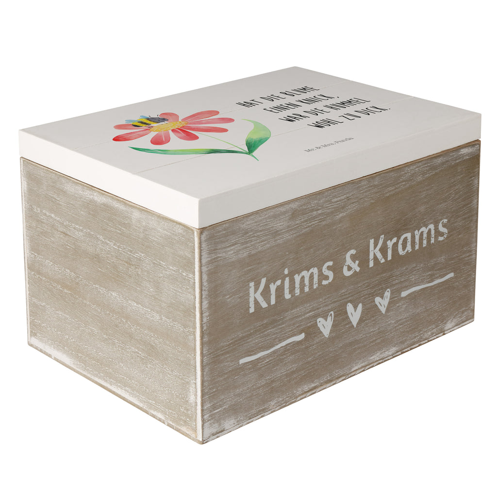 Holzkiste Hummel Blume Holzkiste, Kiste, Schatzkiste, Truhe, Schatulle, XXL, Erinnerungsbox, Erinnerungskiste, Dekokiste, Aufbewahrungsbox, Tiermotive, Gute Laune, lustige Sprüche, Tiere, Hummel, Blume, Wespe, Flauschig, Natur, Feld, Hummeln, Biene