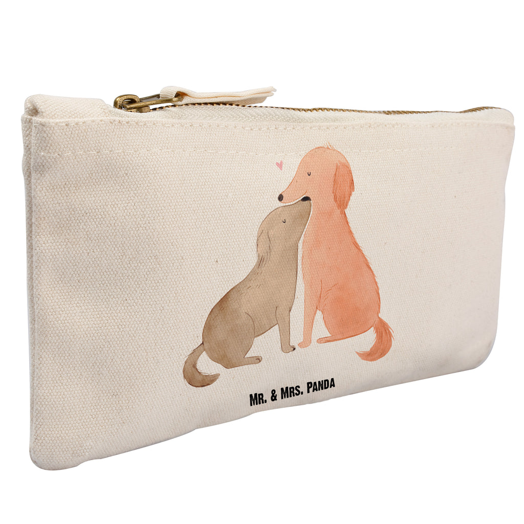 Schminktasche Hunde Liebe Liebe, Hund. Hunde, Kuss, Vertrauen, Kuscheln, Herz Schminktasche, Kosmetiktasche, Kosmetikbeutel, Stiftemäppchen, Etui, Federmappe, Makeup, XXL, Schminketui, Kosmetiketui, Schlamperetui  Hund, Hundemotiv, Haustier, Hunderasse, Tierliebhaber, Hundebesitzer, Sprüche