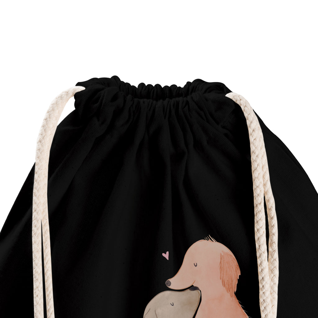 Sportbeutel Hunde Liebe Turnbeutel, Beutel, Sporttasche, Tasche, Stoffbeutel, Hund, Hundemotiv, Haustier, Hunderasse, Tierliebhaber, Hundebesitzer, Sprüche, Liebe, Hund. Hunde, Kuss, Vertrauen, Kuscheln, Herz