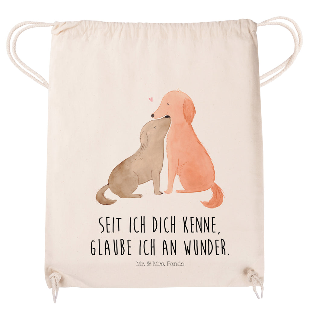 Sportbeutel Hunde Liebe Turnbeutel, Beutel, Sporttasche, Tasche, Stoffbeutel, Hund, Hundemotiv, Haustier, Hunderasse, Tierliebhaber, Hundebesitzer, Sprüche, Liebe, Hund. Hunde, Kuss, Vertrauen, Kuscheln, Herz