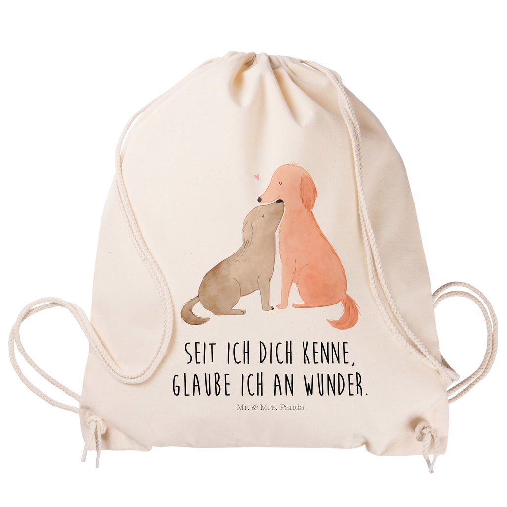 Sportbeutel Hunde Liebe Turnbeutel, Beutel, Sporttasche, Tasche, Stoffbeutel, Hund, Hundemotiv, Haustier, Hunderasse, Tierliebhaber, Hundebesitzer, Sprüche, Liebe, Hund. Hunde, Kuss, Vertrauen, Kuscheln, Herz