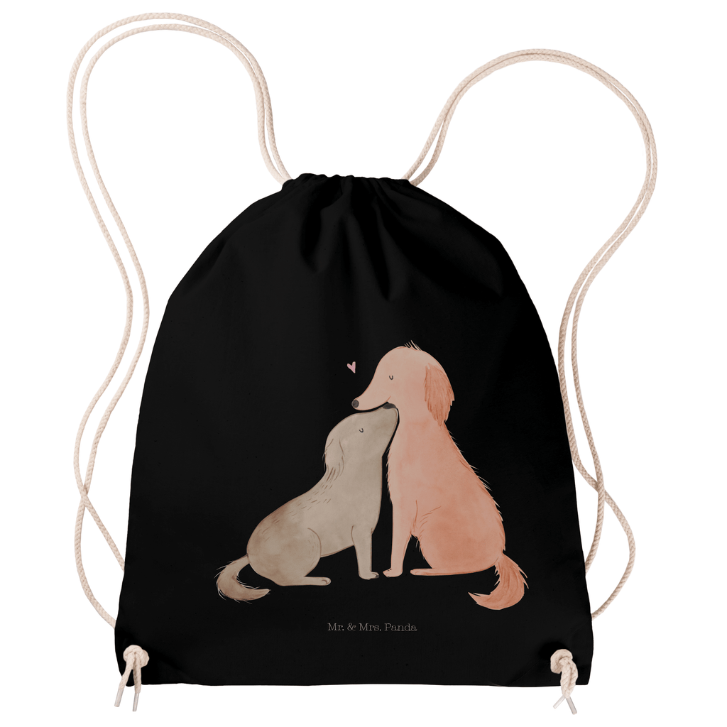 Sportbeutel Hunde Liebe Turnbeutel, Beutel, Sporttasche, Tasche, Stoffbeutel, Hund, Hundemotiv, Haustier, Hunderasse, Tierliebhaber, Hundebesitzer, Sprüche, Liebe, Hund. Hunde, Kuss, Vertrauen, Kuscheln, Herz