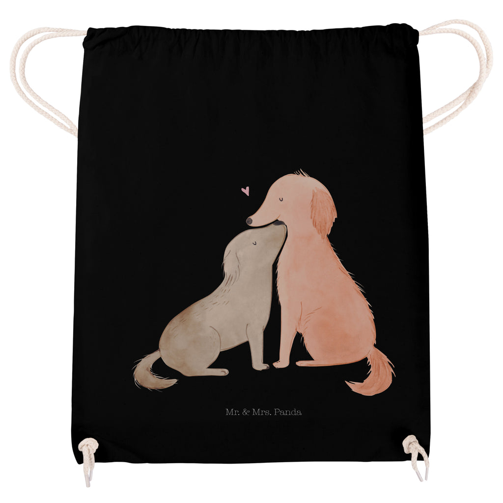 Sportbeutel Hunde Liebe Turnbeutel, Beutel, Sporttasche, Tasche, Stoffbeutel, Hund, Hundemotiv, Haustier, Hunderasse, Tierliebhaber, Hundebesitzer, Sprüche, Liebe, Hund. Hunde, Kuss, Vertrauen, Kuscheln, Herz