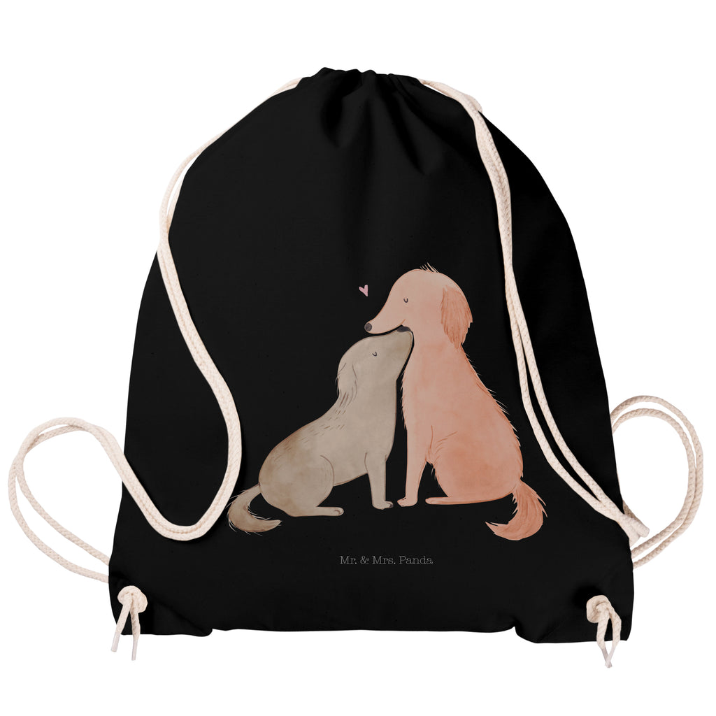 Sportbeutel Hunde Liebe Turnbeutel, Beutel, Sporttasche, Tasche, Stoffbeutel, Hund, Hundemotiv, Haustier, Hunderasse, Tierliebhaber, Hundebesitzer, Sprüche, Liebe, Hund. Hunde, Kuss, Vertrauen, Kuscheln, Herz