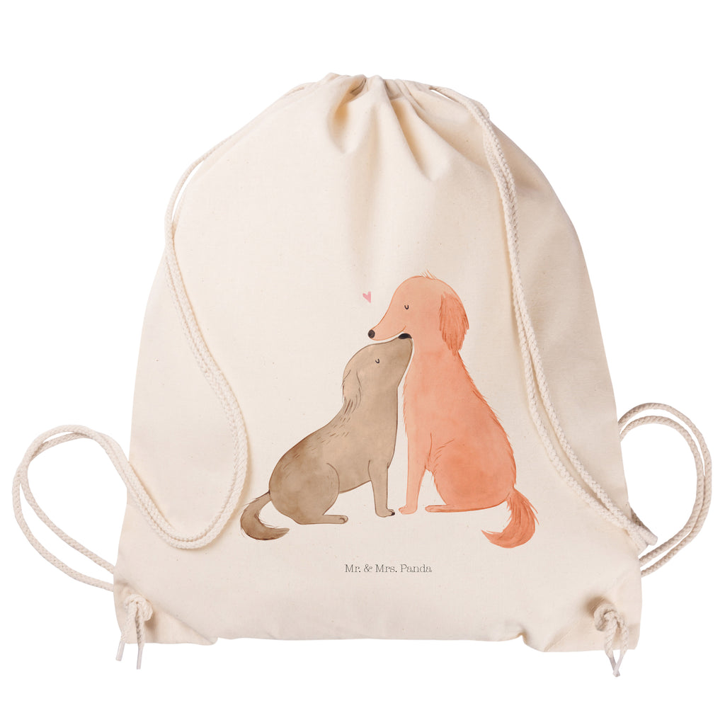 Sportbeutel Hunde Liebe Turnbeutel, Beutel, Sporttasche, Tasche, Stoffbeutel, Hund, Hundemotiv, Haustier, Hunderasse, Tierliebhaber, Hundebesitzer, Sprüche, Liebe, Hund. Hunde, Kuss, Vertrauen, Kuscheln, Herz