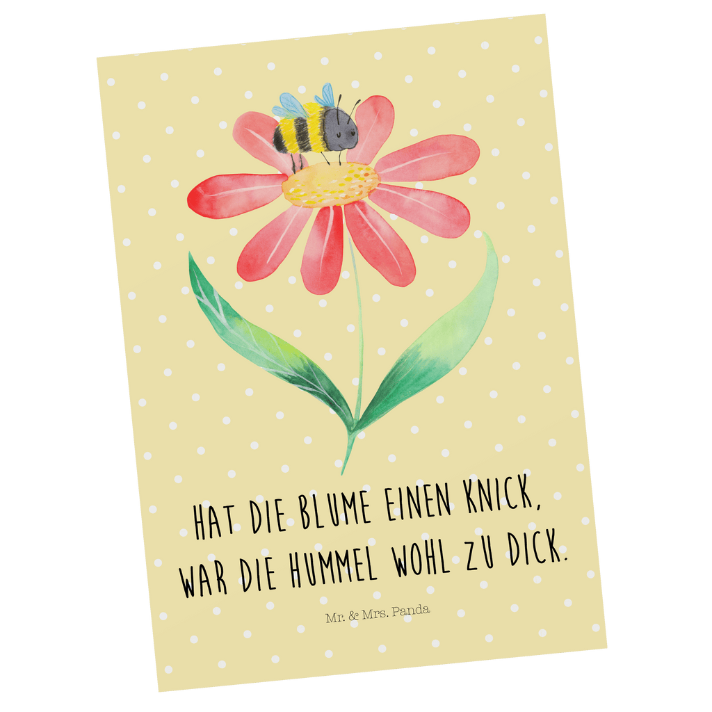 Postkarte Hummel Blume Geschenkkarte, Grußkarte, Karte, Einladung, Ansichtskarte, Geburtstagskarte, Einladungskarte, Tiermotive, Gute Laune, lustige Sprüche, Tiere, Hummel, Blume, Wespe, Flauschig, Natur, Feld, Hummeln, Biene