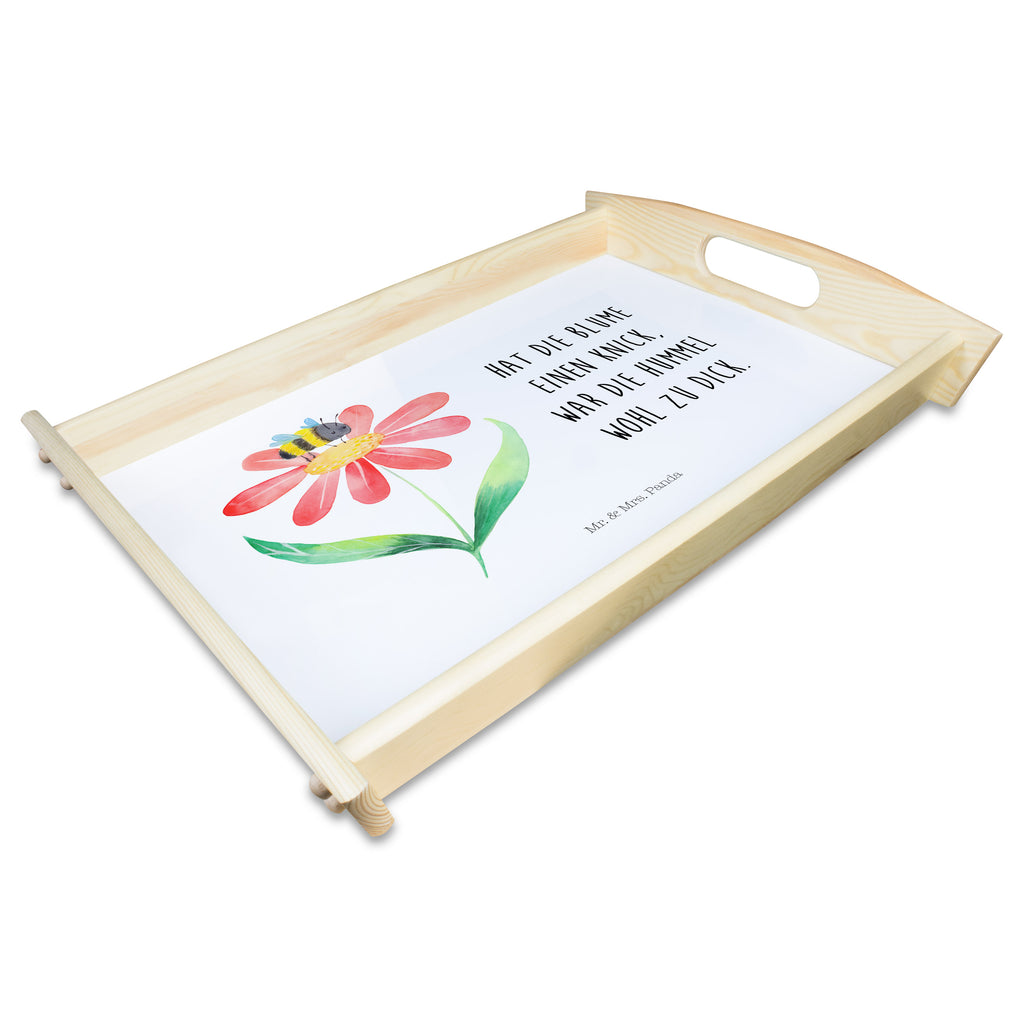Serviertablett Hummel Blume Tablett, Holztablett, Küchentablett, Dekotablett, Frühstückstablett, Tiermotive, Gute Laune, lustige Sprüche, Tiere, Hummel, Blume, Wespe, Flauschig, Natur, Feld, Hummeln, Biene