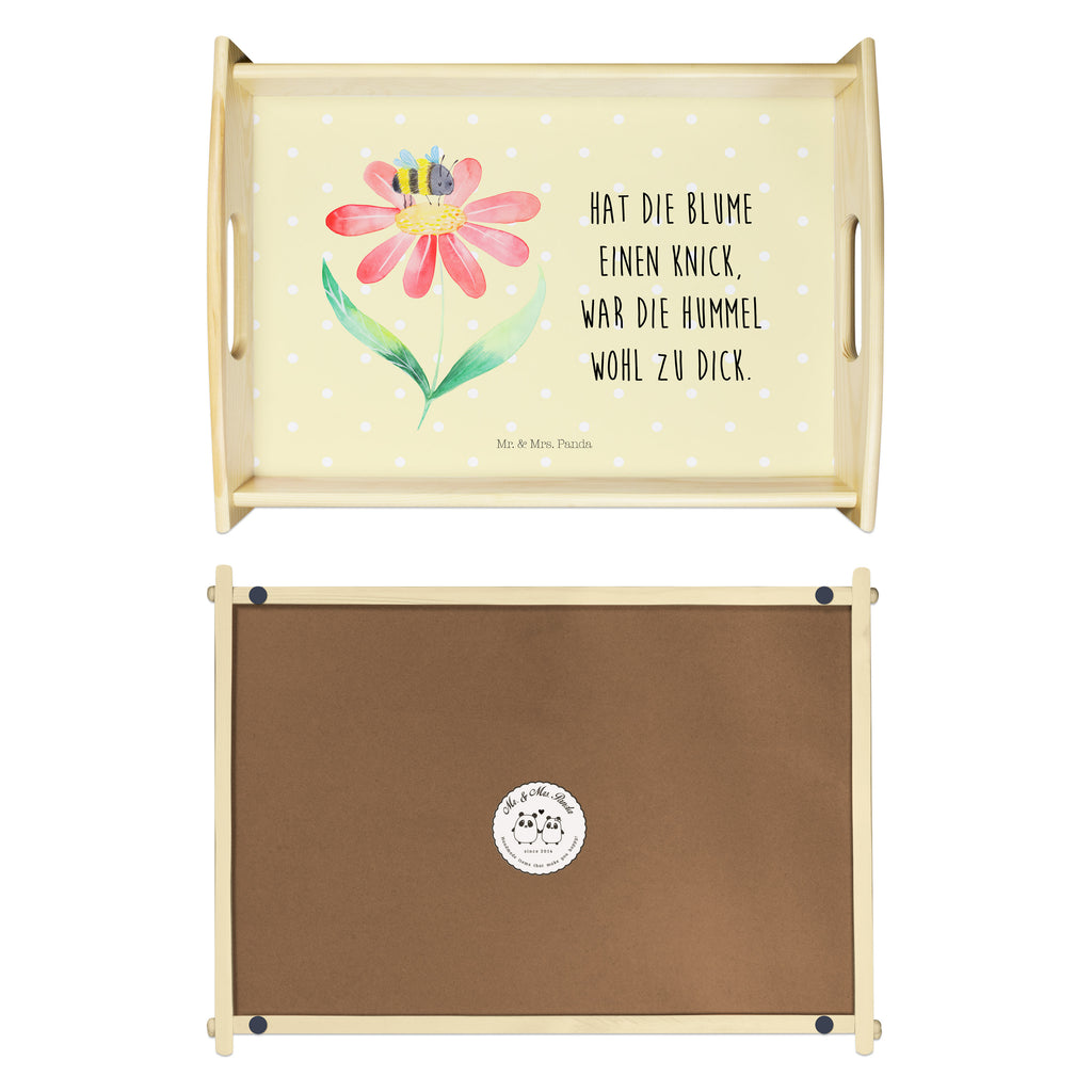 Serviertablett Hummel Blume Tablett, Holztablett, Küchentablett, Dekotablett, Frühstückstablett, Tiermotive, Gute Laune, lustige Sprüche, Tiere, Hummel, Blume, Wespe, Flauschig, Natur, Feld, Hummeln, Biene