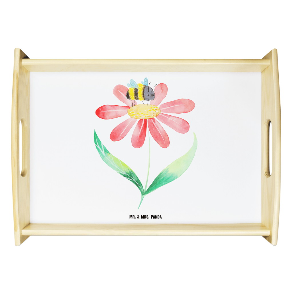 Serviertablett Hummel Blume Tablett, Holztablett, Küchentablett, Dekotablett, Frühstückstablett, Tiermotive, Gute Laune, lustige Sprüche, Tiere, Hummel, Blume, Wespe, Flauschig, Natur, Feld, Hummeln, Biene