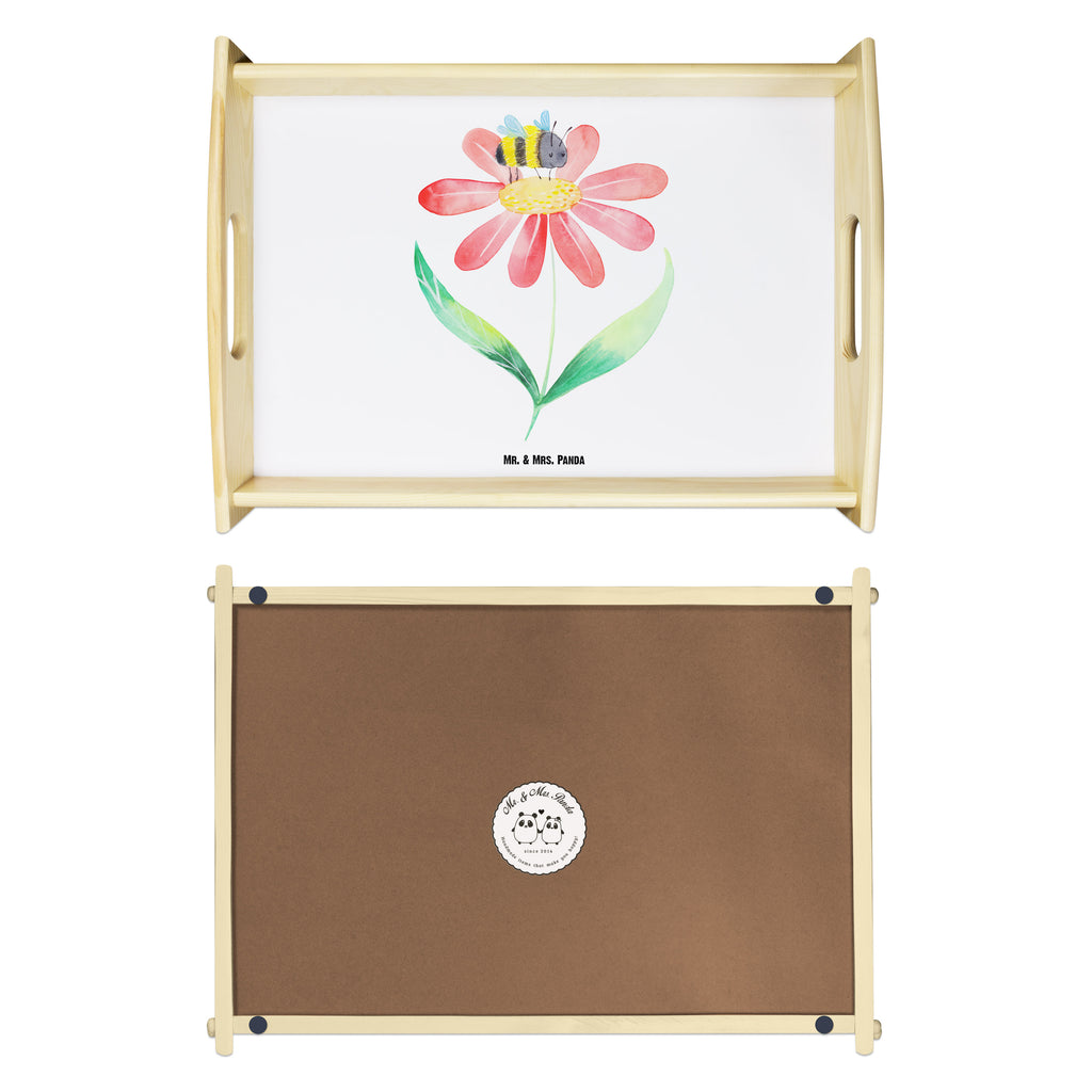 Serviertablett Hummel Blume Tablett, Holztablett, Küchentablett, Dekotablett, Frühstückstablett, Tiermotive, Gute Laune, lustige Sprüche, Tiere, Hummel, Blume, Wespe, Flauschig, Natur, Feld, Hummeln, Biene