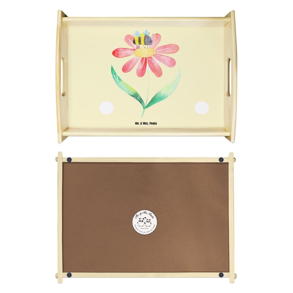 Serviertablett Hummel Blume Tablett, Holztablett, Küchentablett, Dekotablett, Frühstückstablett, Tiermotive, Gute Laune, lustige Sprüche, Tiere, Hummel, Blume, Wespe, Flauschig, Natur, Feld, Hummeln, Biene