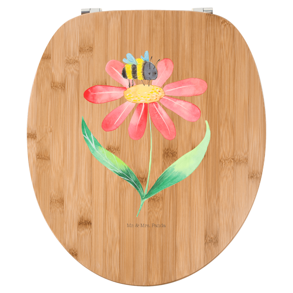 Motiv WC Sitz Hummel Blume Klobrille, Klodeckel, Toilettendeckel, WC-Sitz, Toilette, Tiermotive, Gute Laune, lustige Sprüche, Tiere, Hummel, Blume, Wespe, Flauschig, Natur, Feld, Hummeln, Biene