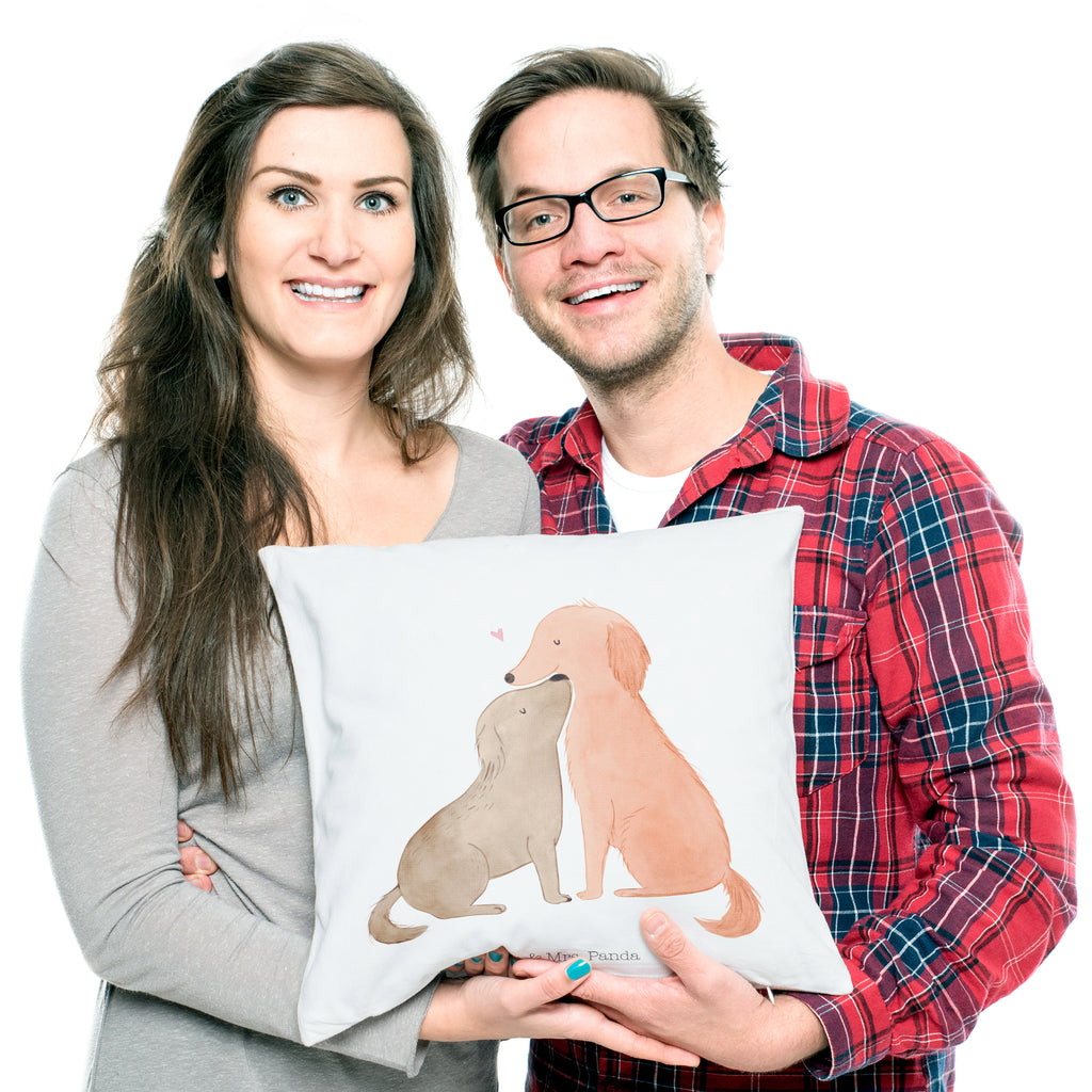 40x40 Kissen Hunde Liebe Kissenhülle, Kopfkissen, Sofakissen, Dekokissen, Motivkissen, Hund, Hundemotiv, Haustier, Hunderasse, Tierliebhaber, Hundebesitzer, Sprüche, Liebe, Hund. Hunde, Kuss, Vertrauen, Kuscheln, Herz