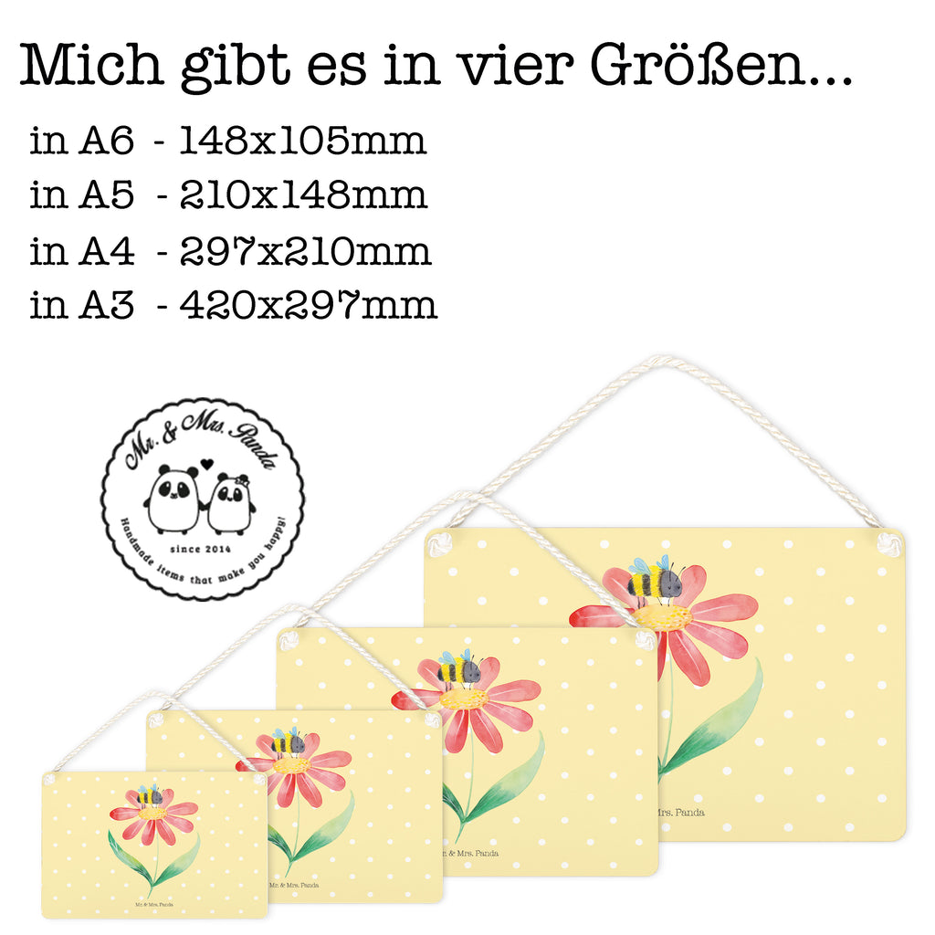 Deko Schild Hummel Blume Dekoschild, Deko Schild, Schild, Tür Schild, Türschild, Holzschild, Wandschild, Wanddeko, Tiermotive, Gute Laune, lustige Sprüche, Tiere, Hummel, Blume, Wespe, Flauschig, Natur, Feld, Hummeln, Biene