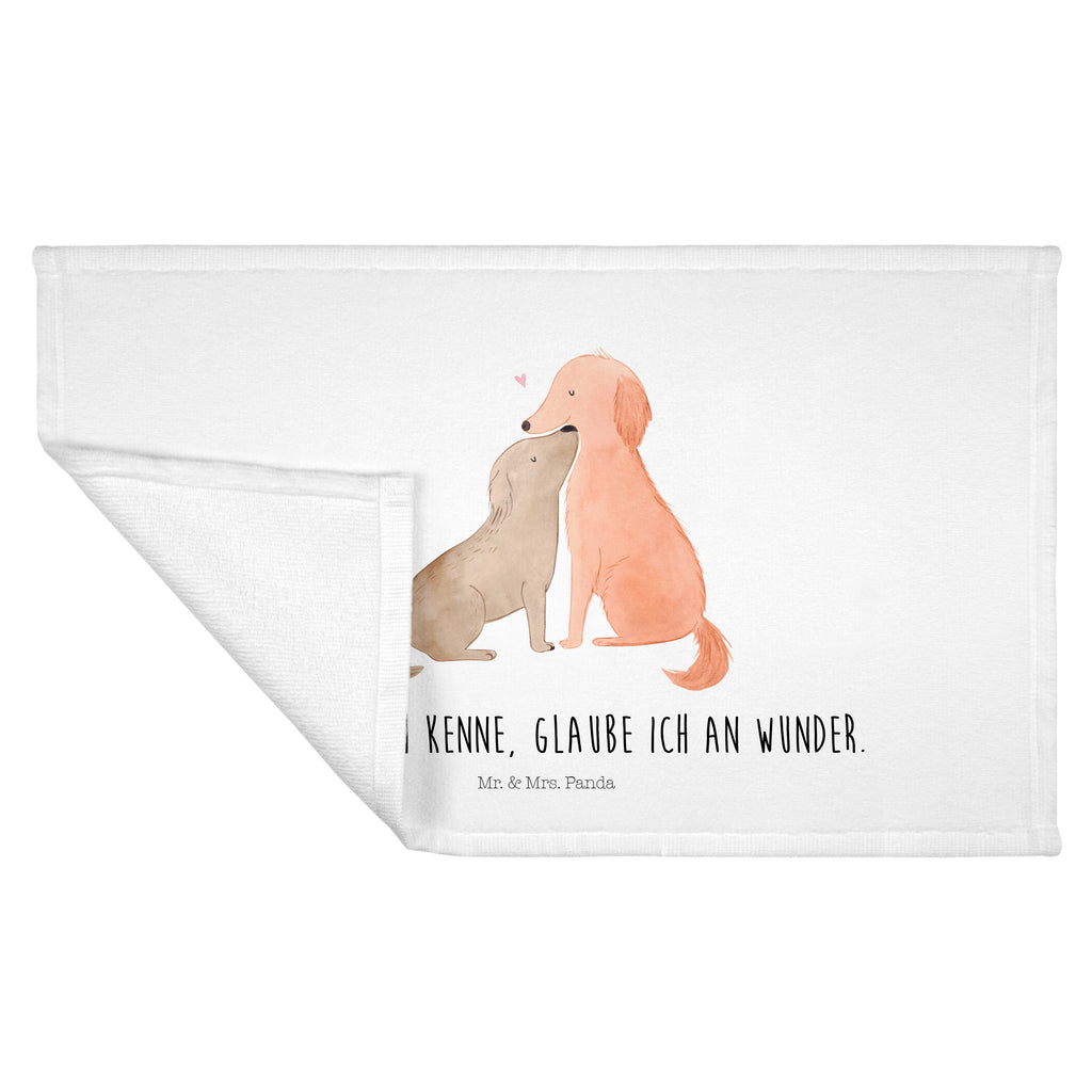 Gäste Handtuch Hunde Liebe Gästetuch, Reisehandtuch, Sport Handtuch, Frottier, Kinder Handtuch, Hund, Hundemotiv, Haustier, Hunderasse, Tierliebhaber, Hundebesitzer, Sprüche, Liebe, Hund. Hunde, Kuss, Vertrauen, Kuscheln, Herz