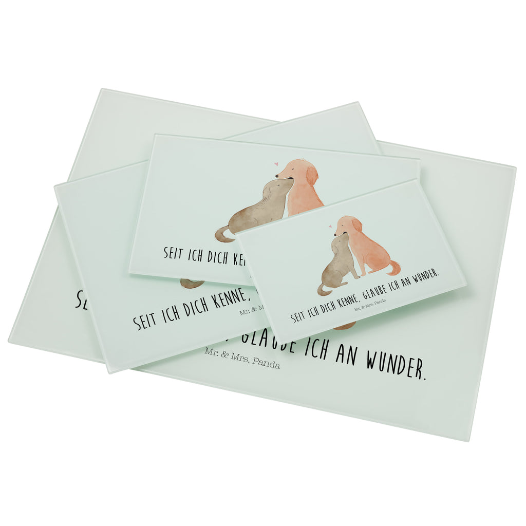 Medium Glas Schneidbrett Hunde Liebe Glasschneidebrett, Schneidebrett, Hund, Hundemotiv, Haustier, Hunderasse, Tierliebhaber, Hundebesitzer, Sprüche, Liebe, Hund. Hunde, Kuss, Vertrauen, Kuscheln, Herz