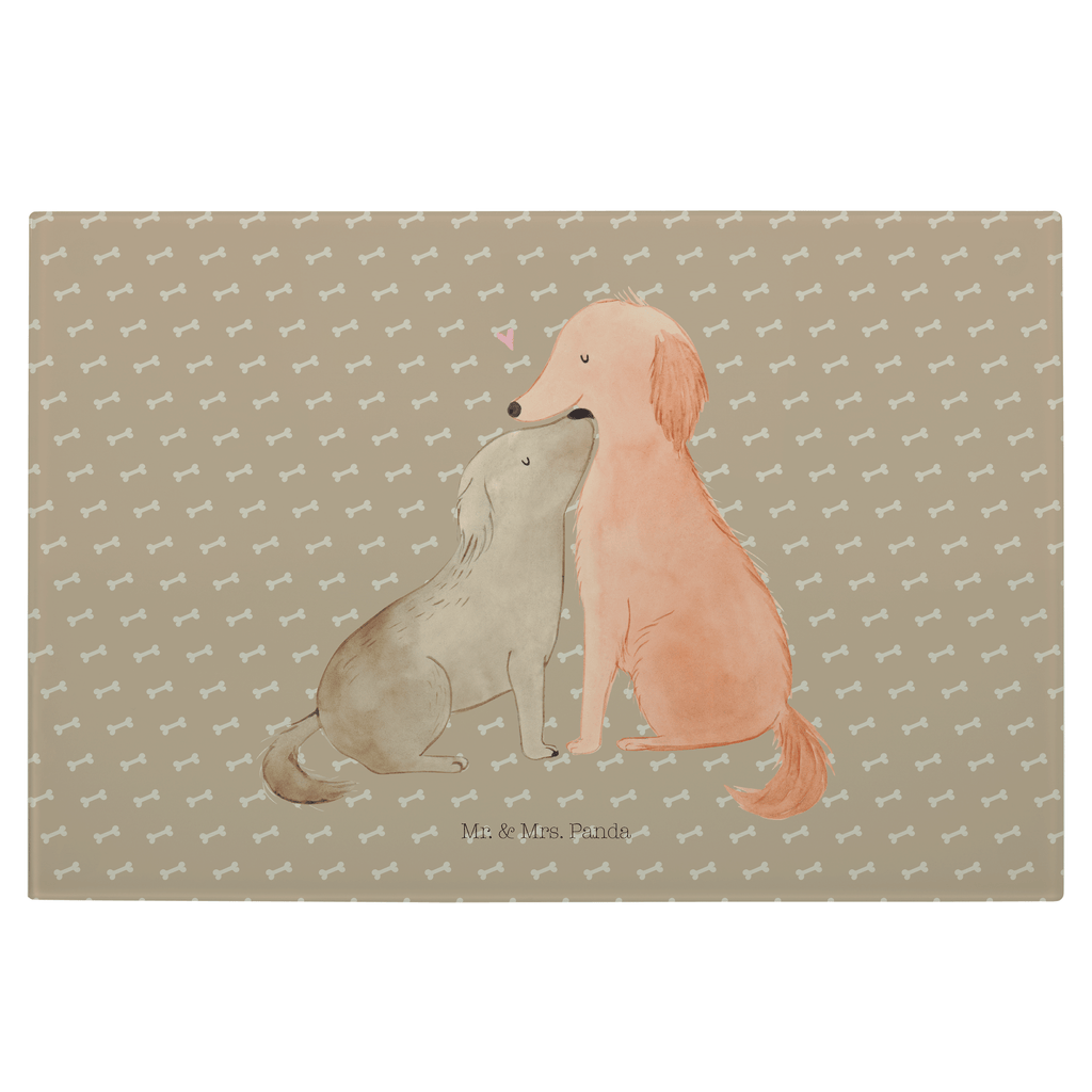 Medium Glas Schneidbrett Hunde Liebe Glasschneidebrett, Schneidebrett, Hund, Hundemotiv, Haustier, Hunderasse, Tierliebhaber, Hundebesitzer, Sprüche, Liebe, Hund. Hunde, Kuss, Vertrauen, Kuscheln, Herz