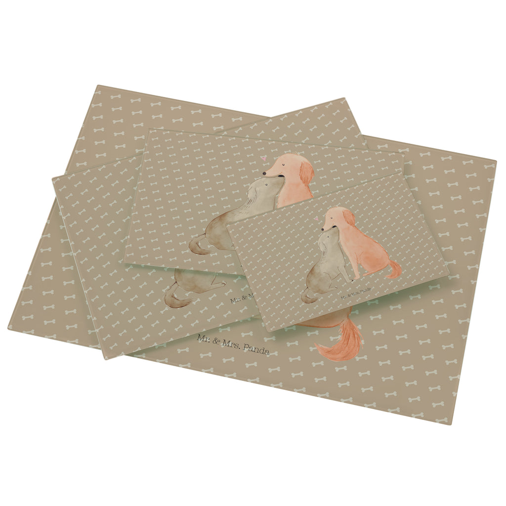 Medium Glas Schneidbrett Hunde Liebe Glasschneidebrett, Schneidebrett, Hund, Hundemotiv, Haustier, Hunderasse, Tierliebhaber, Hundebesitzer, Sprüche, Liebe, Hund. Hunde, Kuss, Vertrauen, Kuscheln, Herz