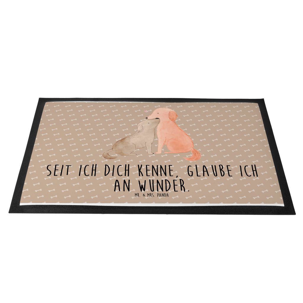 Fußmatte Hunde Liebe Liebe, Hund. Hunde, Kuss, Vertrauen, Kuscheln, Herz Türvorleger, Schmutzmatte, Fußabtreter, Matte, Schmutzfänger, Fußabstreifer, Schmutzfangmatte, Türmatte, Motivfußmatte,  Haustürmatte, Vorleger  Hund, Hundemotiv, Haustier, Hunderasse, Tierliebhaber, Hundebesitzer, Sprüche