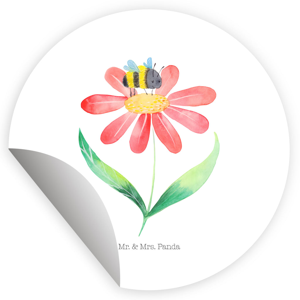 120mm Rund Aufkleber Hummel Blume Sticker, Aufkleber, Etikett, Kinder, rund, süße Tiermotive, gute Laune, lustige Sprüche, Tiere, Hummel, Blume, Wespe, Flauschig, Natur, Feld, Hummeln, Biene
