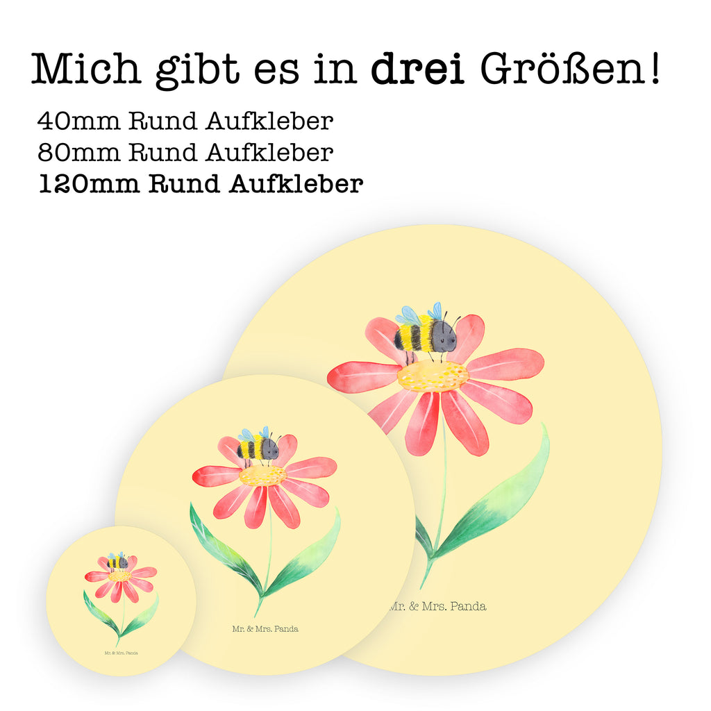120mm Rund Aufkleber Hummel Blume Sticker, Aufkleber, Etikett, Kinder, rund, süße Tiermotive, gute Laune, lustige Sprüche, Tiere, Hummel, Blume, Wespe, Flauschig, Natur, Feld, Hummeln, Biene