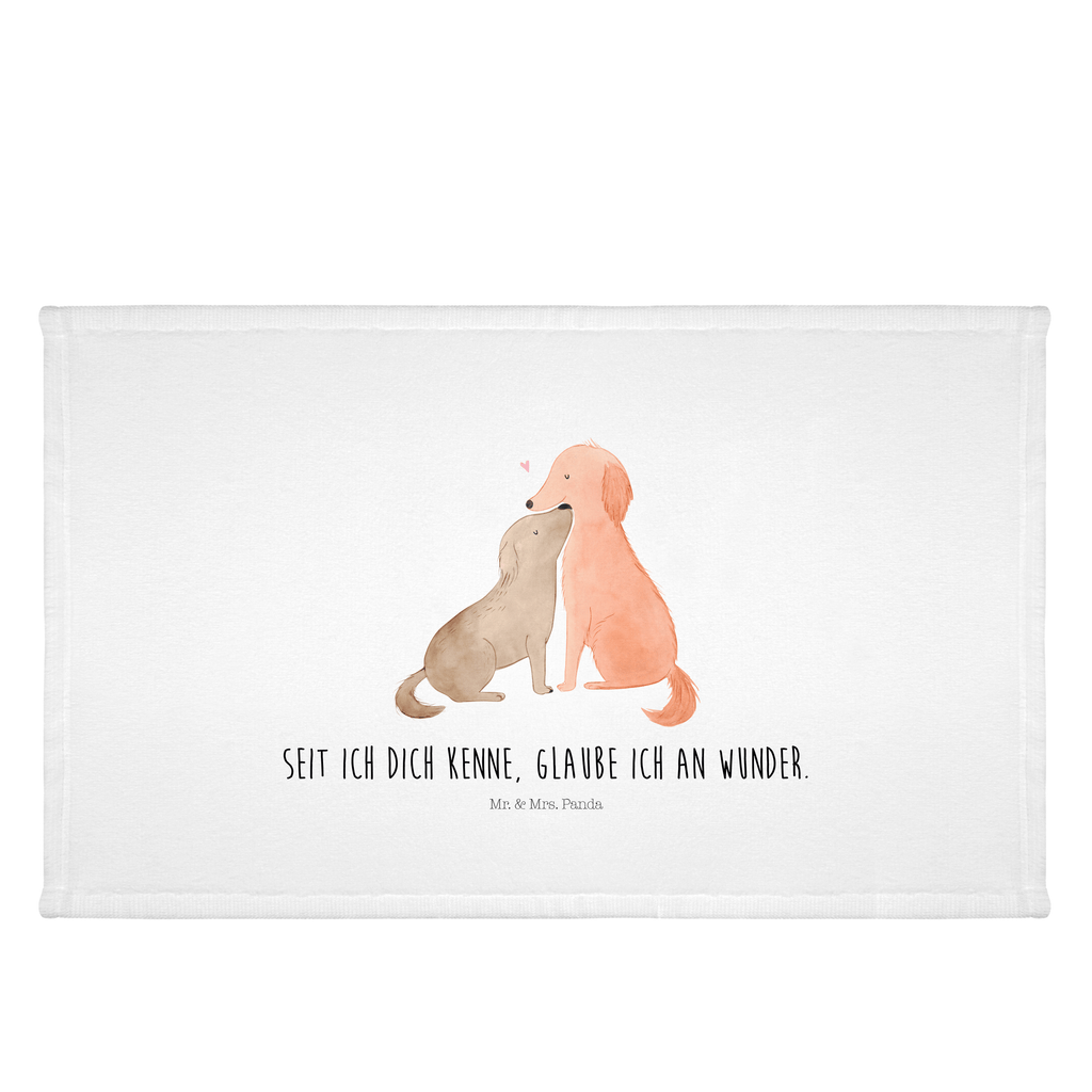 50 x 100 Handtuch Hunde Liebe Handtuch, Badehandtuch, Badezimmer, Handtücher, groß, Kinder, Baby, Hund, Hundemotiv, Haustier, Hunderasse, Tierliebhaber, Hundebesitzer, Sprüche, Liebe, Hund. Hunde, Kuss, Vertrauen, Kuscheln, Herz