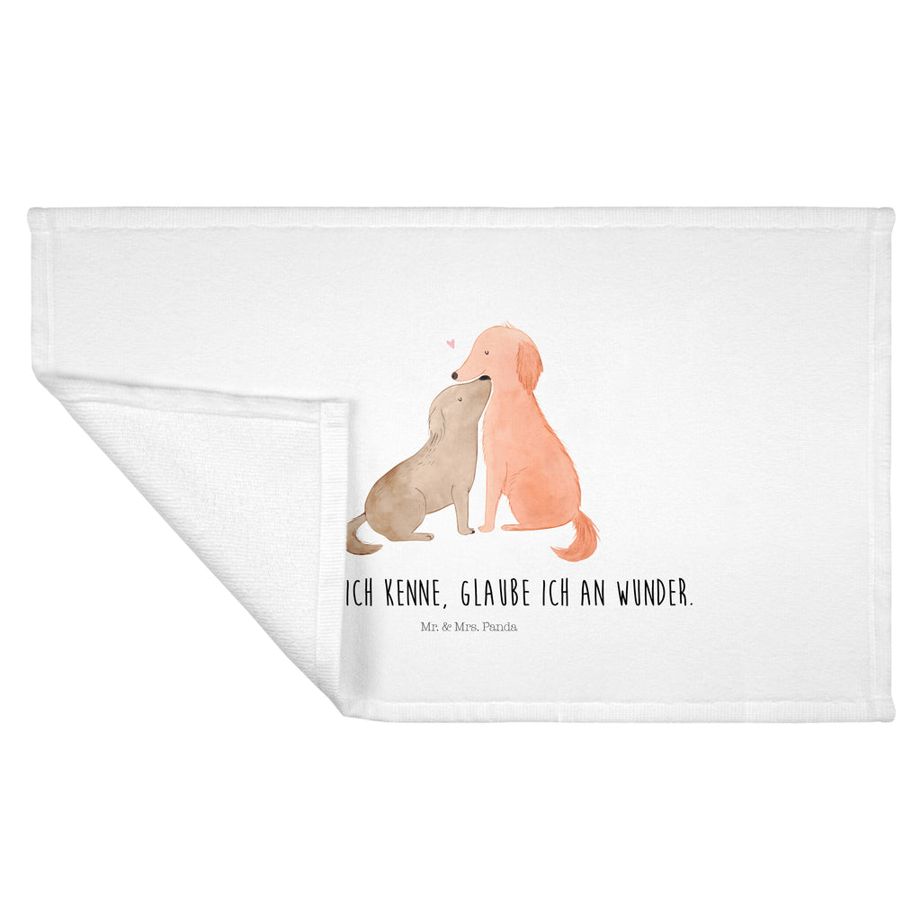 50 x 100 Handtuch Hunde Liebe Handtuch, Badehandtuch, Badezimmer, Handtücher, groß, Kinder, Baby, Hund, Hundemotiv, Haustier, Hunderasse, Tierliebhaber, Hundebesitzer, Sprüche, Liebe, Hund. Hunde, Kuss, Vertrauen, Kuscheln, Herz