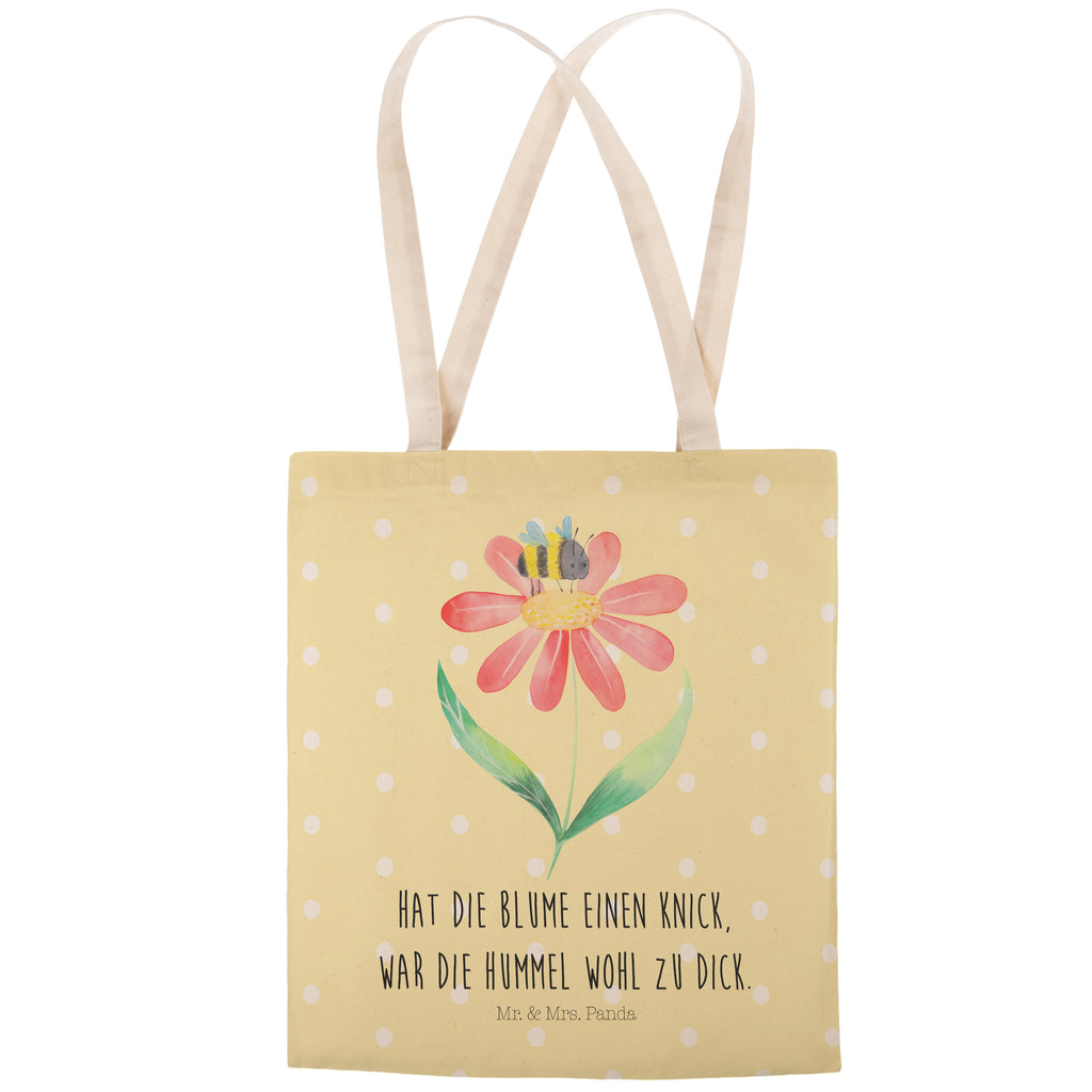 Einkaufstasche Hummel Blume Tragetasche, Tasche, Beutel, Stofftasche, Baumwolltasche, Umhängetasche, Shopper, Tiermotive, Gute Laune, lustige Sprüche, Tiere, Hummel, Blume, Wespe, Flauschig, Natur, Feld, Hummeln, Biene