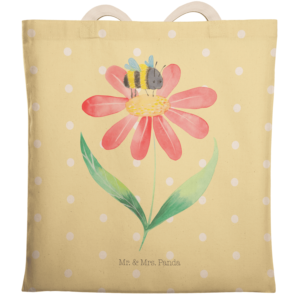 Einkaufstasche Hummel Blume Tragetasche, Tasche, Beutel, Stofftasche, Baumwolltasche, Umhängetasche, Shopper, Tiermotive, Gute Laune, lustige Sprüche, Tiere, Hummel, Blume, Wespe, Flauschig, Natur, Feld, Hummeln, Biene