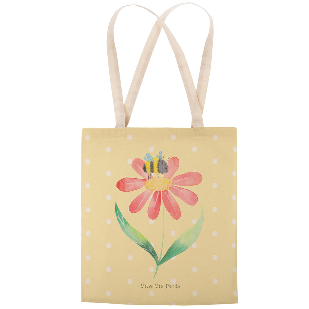 Einkaufstasche Hummel Blume Tragetasche, Tasche, Beutel, Stofftasche, Baumwolltasche, Umhängetasche, Shopper, Tiermotive, Gute Laune, lustige Sprüche, Tiere, Hummel, Blume, Wespe, Flauschig, Natur, Feld, Hummeln, Biene