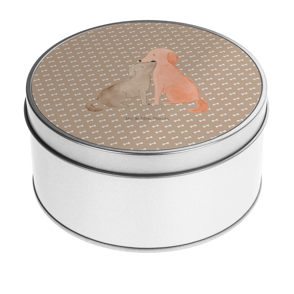 Blechdose rund Hunde Liebe Metalldose, Keksdose, Dose, Vorratsdose, Geschenkbox, Hund, Hundemotiv, Haustier, Hunderasse, Tierliebhaber, Hundebesitzer, Sprüche, Liebe, Hund. Hunde, Kuss, Vertrauen, Kuscheln, Herz