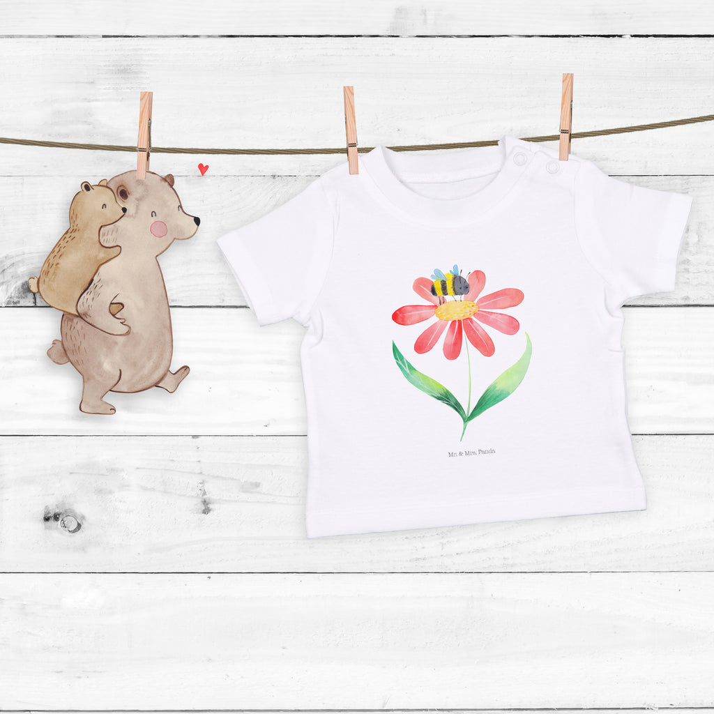 6-12 Monate Baby T-Shirt Hummel Blume Mädchen, Jungen, Unisex, Motiv, Baby T-Shirt, Kurzarm, Shirt, Baby, süße Tiermotive, gute Laune, lustige Sprüche, Tiere, Hummel, Blume, Wespe, Flauschig, Natur, Feld, Hummeln, Biene