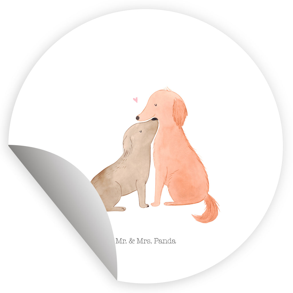 40mm Rund Aufkleber Hunde Liebe Sticker, Aufkleber, Etikett, Hund, Hundemotiv, Haustier, Hunderasse, Tierliebhaber, Hundebesitzer, Sprüche, Liebe, Hund. Hunde, Kuss, Vertrauen, Kuscheln, Herz