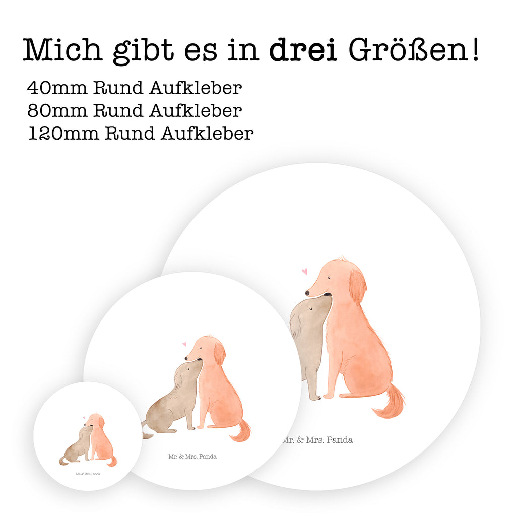 40mm Rund Aufkleber Hunde Liebe Sticker, Aufkleber, Etikett, Hund, Hundemotiv, Haustier, Hunderasse, Tierliebhaber, Hundebesitzer, Sprüche, Liebe, Hund. Hunde, Kuss, Vertrauen, Kuscheln, Herz