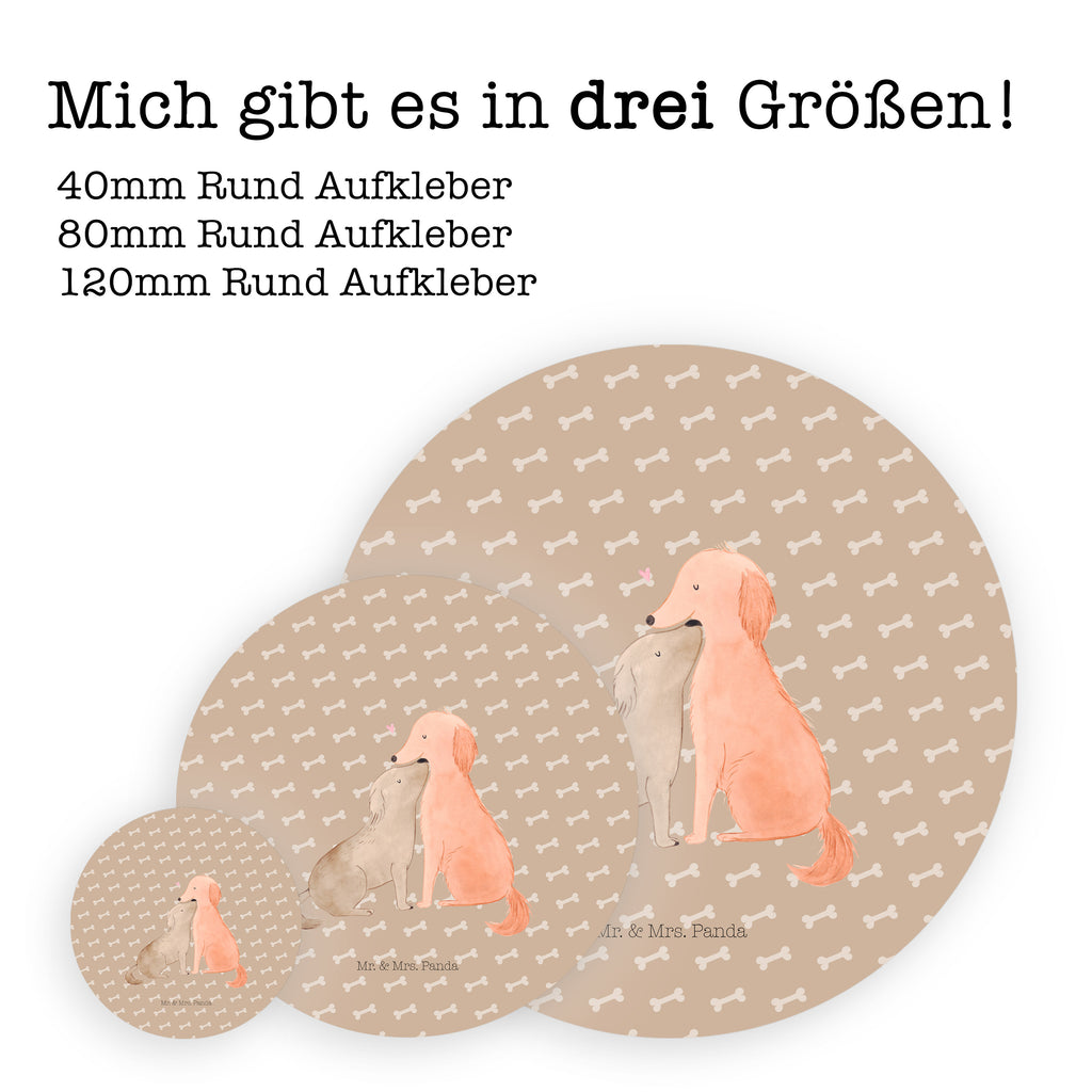 40mm Rund Aufkleber Hunde Liebe Sticker, Aufkleber, Etikett, Hund, Hundemotiv, Haustier, Hunderasse, Tierliebhaber, Hundebesitzer, Sprüche, Liebe, Hund. Hunde, Kuss, Vertrauen, Kuscheln, Herz