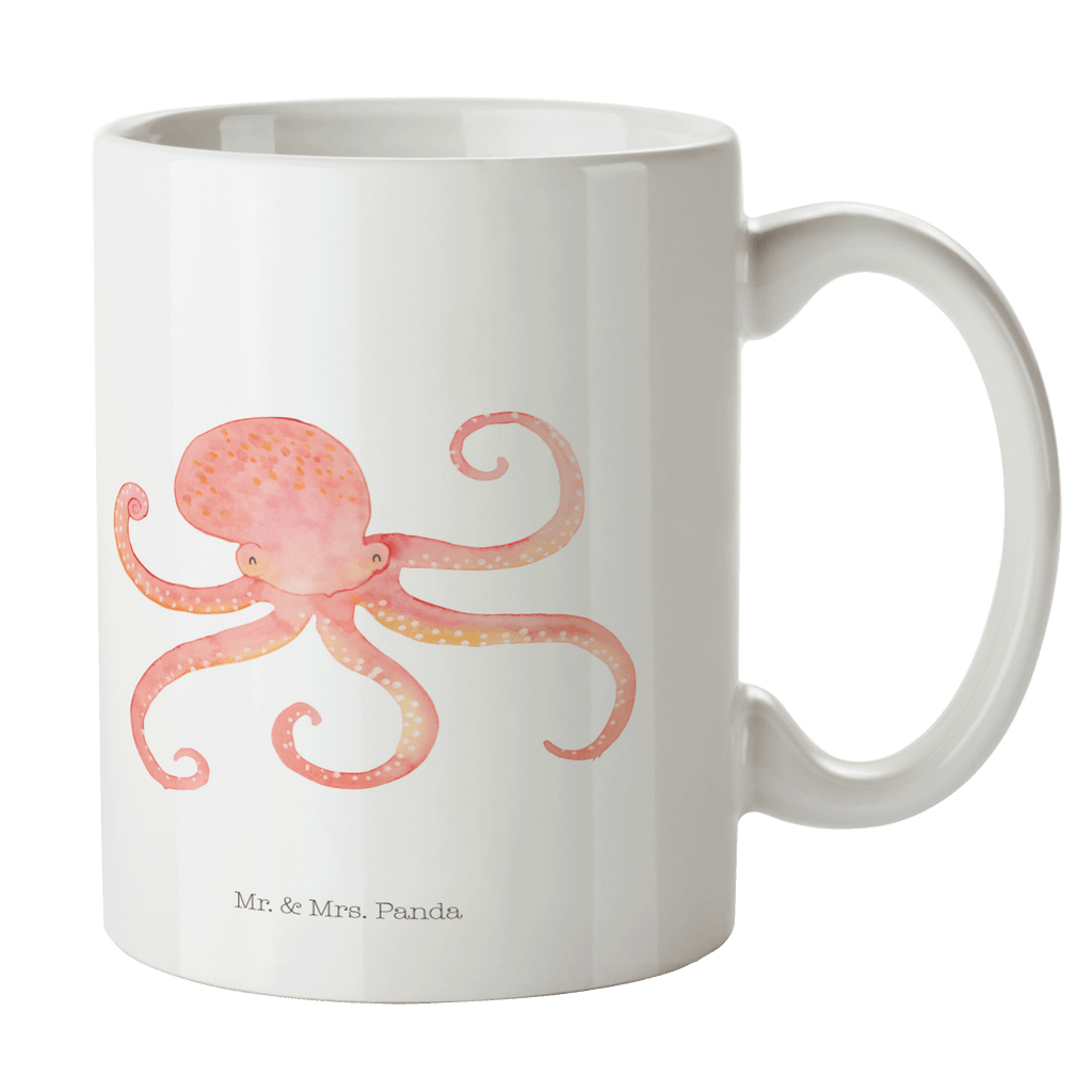 Tasse Tintenfisch Meer, Meerestier, Krake, Tintenfisch, Arme, Wasser, Ozean Becher, Kaffeetasse, Kaffeebecher, Tee, Frühstück, Büro  süße Tiermotive, gute Laune, lustige Sprüche, Tiere