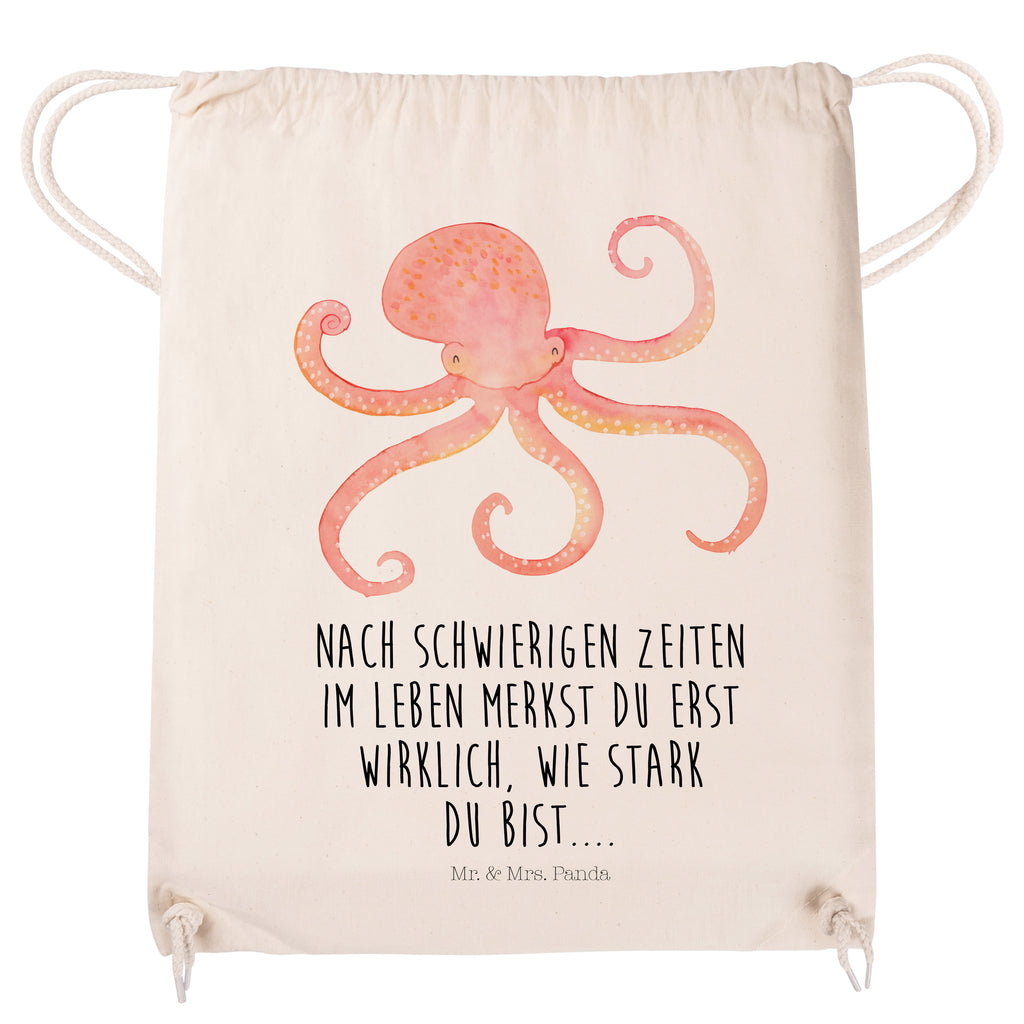 Sportbeutel Tintenfisch Turnbeutel, Beutel, Sporttasche, Tasche, Stoffbeutel, Tiermotive, Gute Laune, lustige Sprüche, Tiere, Meer, Meerestier, Krake, Tintenfisch, Arme, Wasser, Ozean