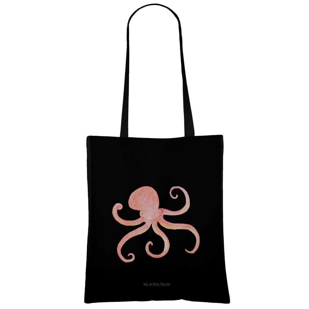 Tragetasche Tintenfisch Beuteltasche, Beutel, Einkaufstasche, Jutebeutel, Stoffbeutel, Tiermotive, Gute Laune, lustige Sprüche, Tiere, Meer, Meerestier, Krake, Tintenfisch, Arme, Wasser, Ozean