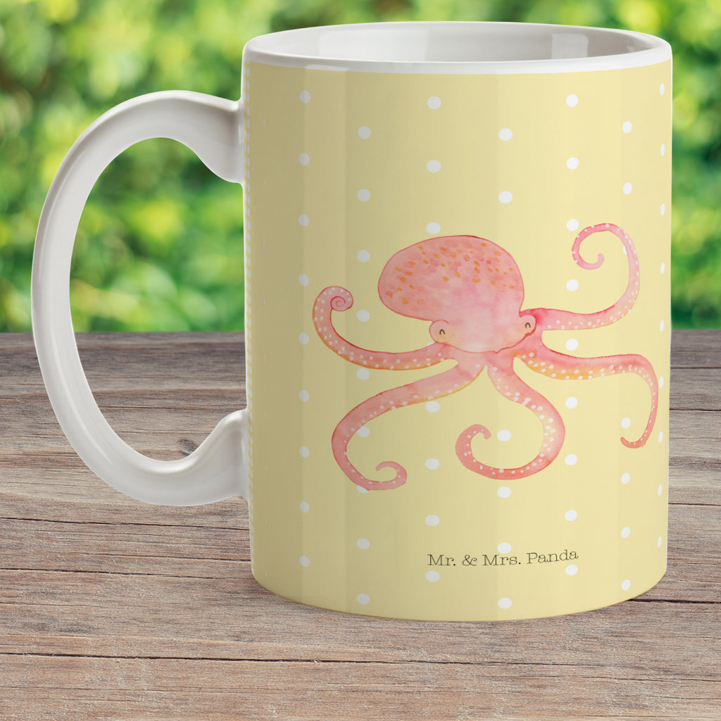 Kindertasse Tintenfisch Kunststoff Tasse, Kindergarten, Tasse, Trinkbecher, Camping Becher, Kaffeetasse, Kunststoffbecher, Kindergartenbecher, Outdoorgeschirr, Kunststoffgeschirr, Reisebecher, Reisetasse, Kinderbecher, Tiermotive, Gute Laune, lustige Sprüche, Tiere, Meer, Meerestier, Krake, Tintenfisch, Arme, Wasser, Ozean