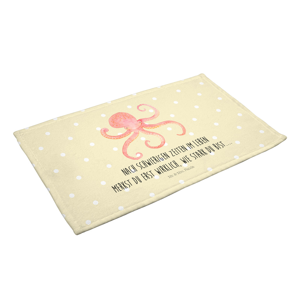 Gäste Handtuch Tintenfisch Gästetuch, Reisehandtuch, Sport Handtuch, Frottier, Kinder Handtuch, Tiermotive, Gute Laune, lustige Sprüche, Tiere, Meer, Meerestier, Krake, Tintenfisch, Arme, Wasser, Ozean