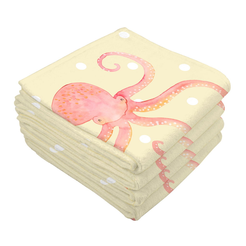 Gäste Handtuch Tintenfisch Gästetuch, Reisehandtuch, Sport Handtuch, Frottier, Kinder Handtuch, Tiermotive, Gute Laune, lustige Sprüche, Tiere, Meer, Meerestier, Krake, Tintenfisch, Arme, Wasser, Ozean