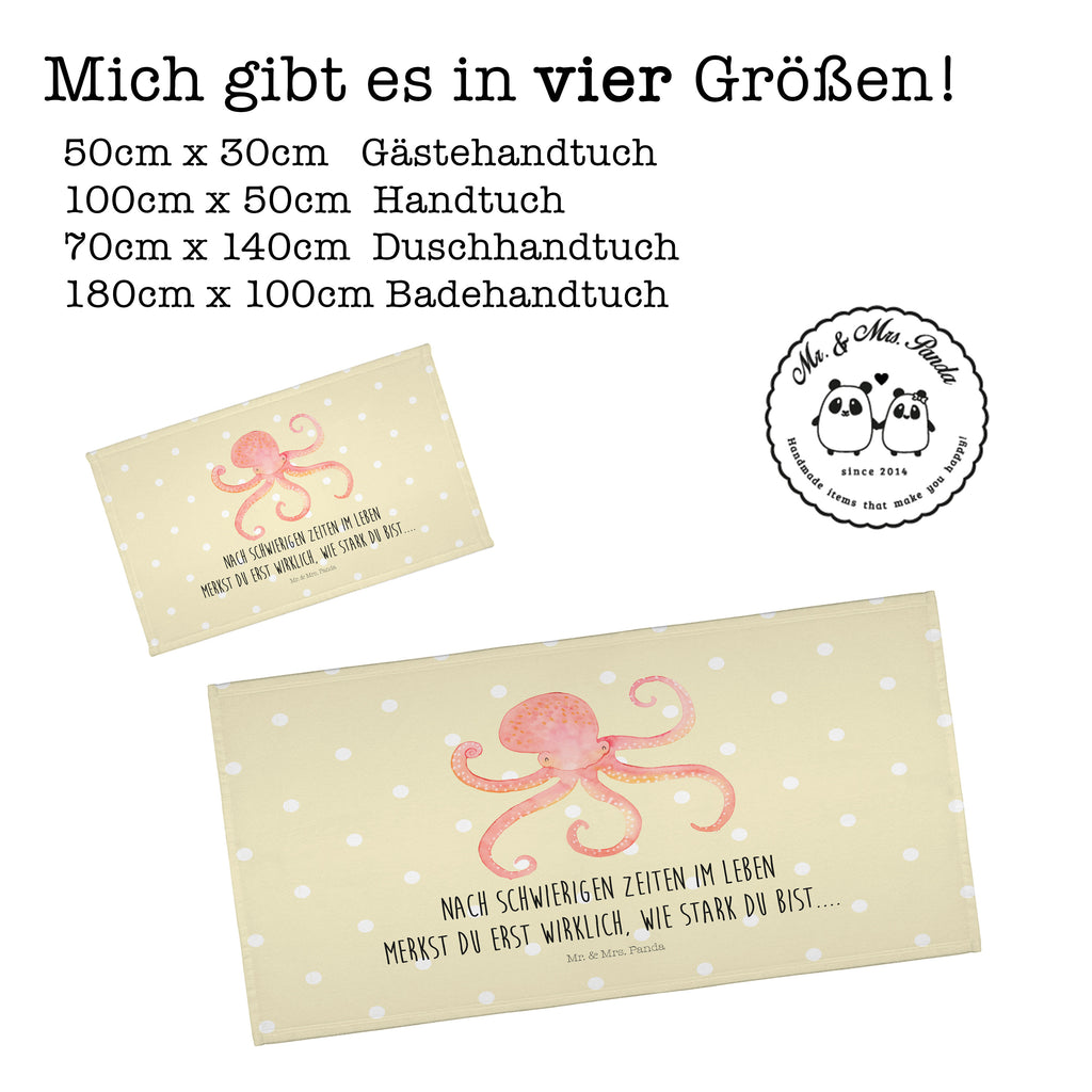 Gäste Handtuch Tintenfisch Gästetuch, Reisehandtuch, Sport Handtuch, Frottier, Kinder Handtuch, Tiermotive, Gute Laune, lustige Sprüche, Tiere, Meer, Meerestier, Krake, Tintenfisch, Arme, Wasser, Ozean