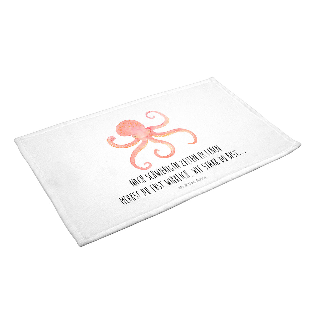 Gäste Handtuch Tintenfisch Gästetuch, Reisehandtuch, Sport Handtuch, Frottier, Kinder Handtuch, Tiermotive, Gute Laune, lustige Sprüche, Tiere, Meer, Meerestier, Krake, Tintenfisch, Arme, Wasser, Ozean