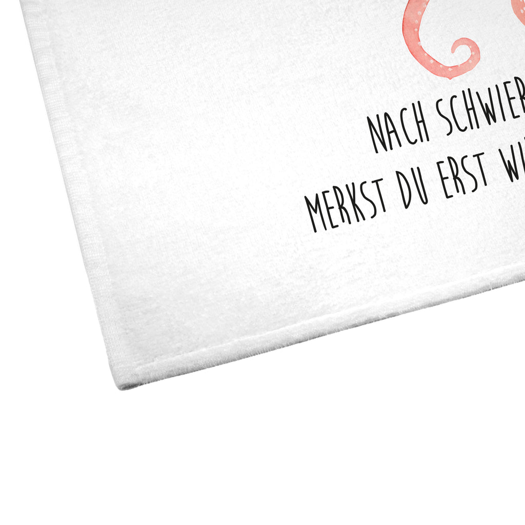 Gäste Handtuch Tintenfisch Gästetuch, Reisehandtuch, Sport Handtuch, Frottier, Kinder Handtuch, Tiermotive, Gute Laune, lustige Sprüche, Tiere, Meer, Meerestier, Krake, Tintenfisch, Arme, Wasser, Ozean